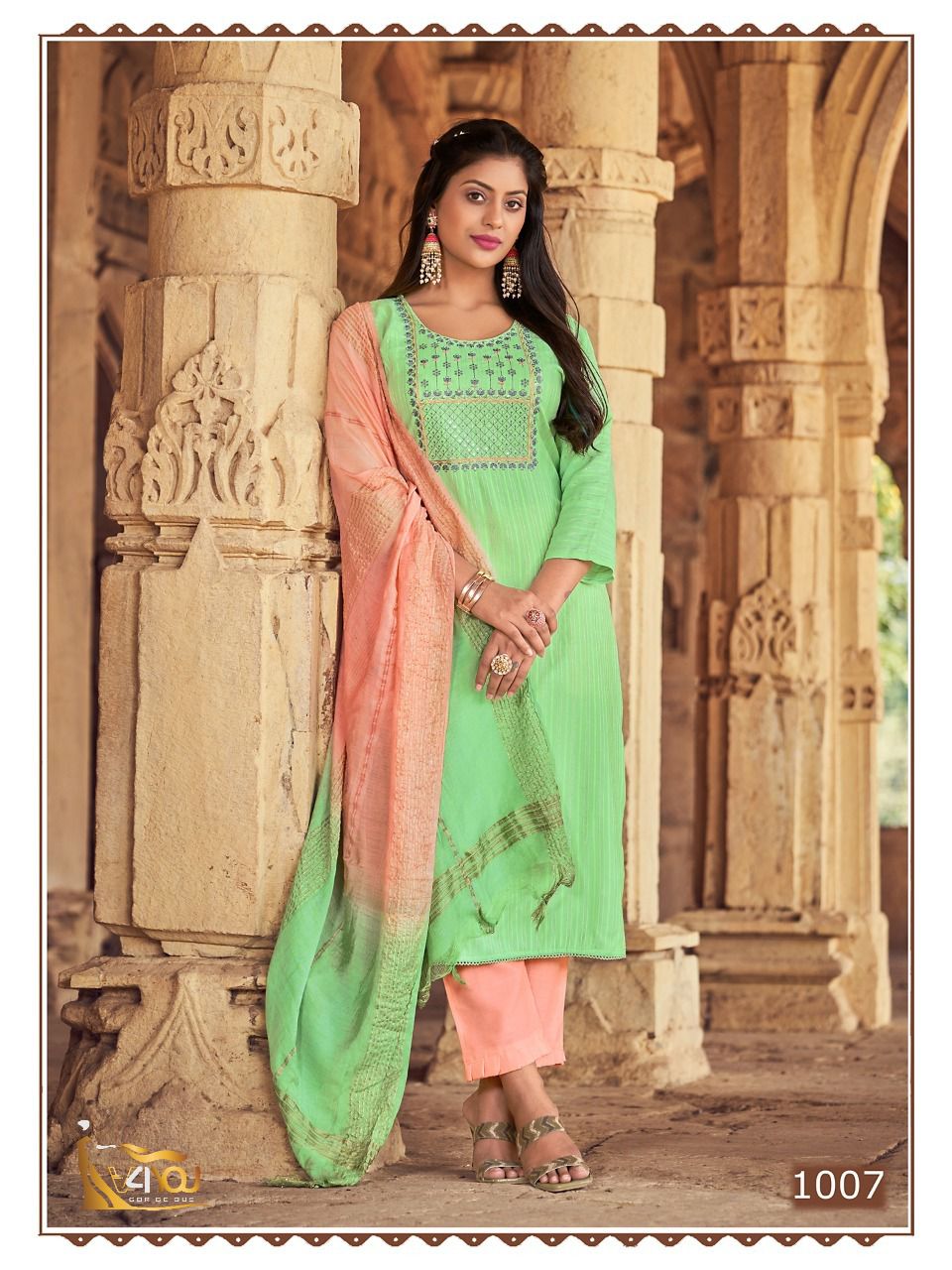 Sneha By V4you 1001-1008 Readymade Catalog